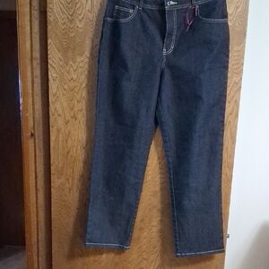 Gloria Vanderbilt Indigo Straight Leg Jeans